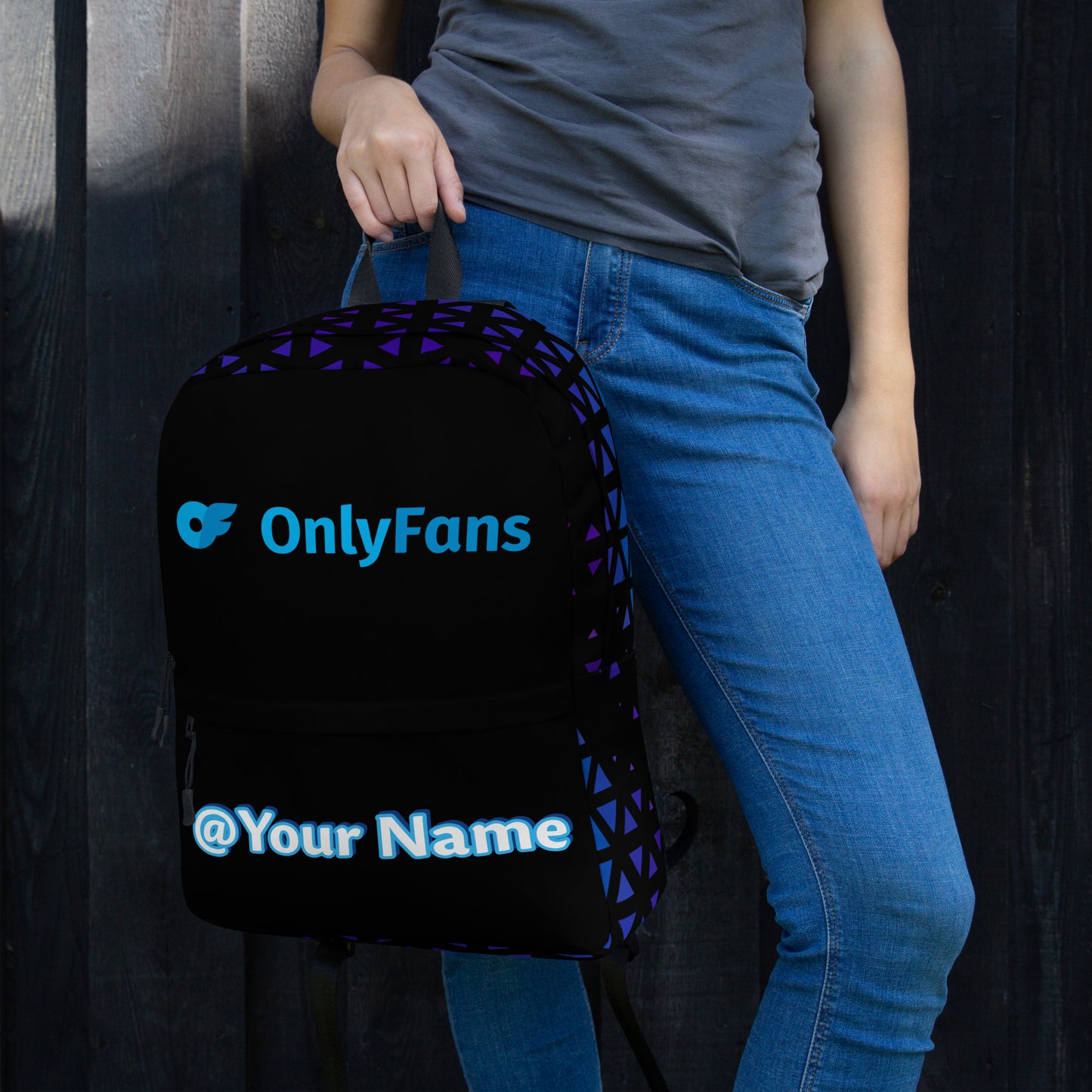 Onlyfans Personalized Custom Name Unisex Backpack | Genderless Gifts | Custom Bag | Custom Carryon | Personalized Adult Bag | Custom Unisex Bag | Men Women Bag