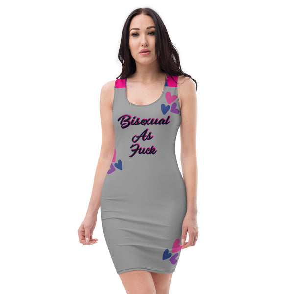 Bisexual As Fuck Bodycon Bandage Stretch dress