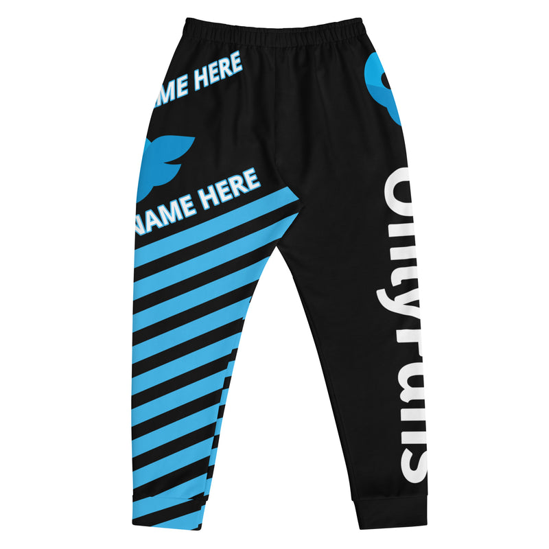 ONLYFANS Show Off in Style Custom Personalized Name Logo Men's Joggers | Personalized Sweatpants | Unique Style Content Creator Gift