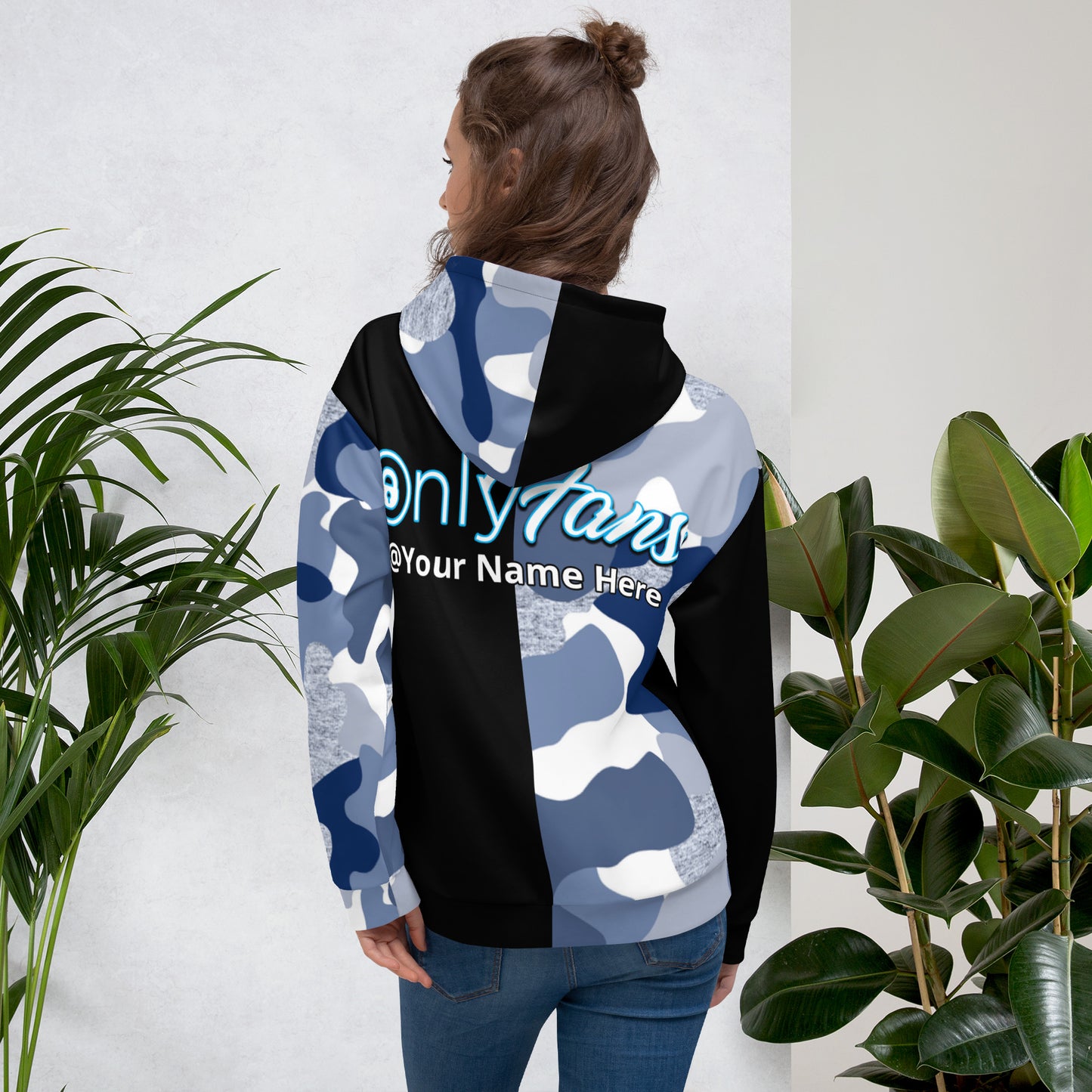Onlyfans Camo Personalized Custom Gender- Neutral Unisex Hoodie