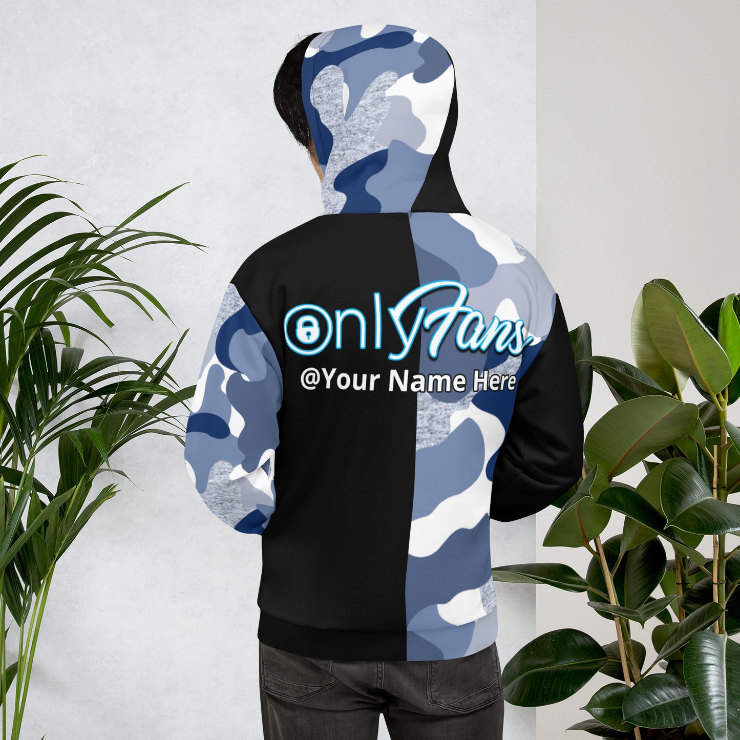 Onlyfans Camo Personalized Custom Gender- Neutral Unisex Hoodie