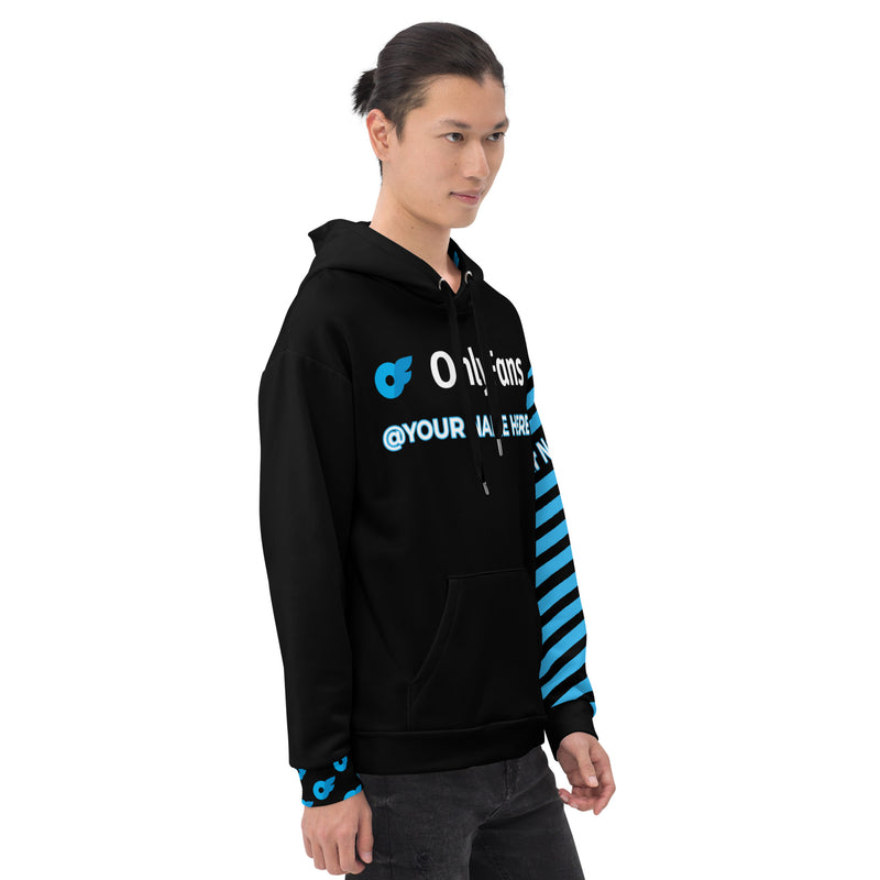 Onlyfans Wrap Yourself in Mischief: Onlyfans Custom Personalized Name Logo Unisex Hoodie | Content Creator | Hooded Sweatshirt