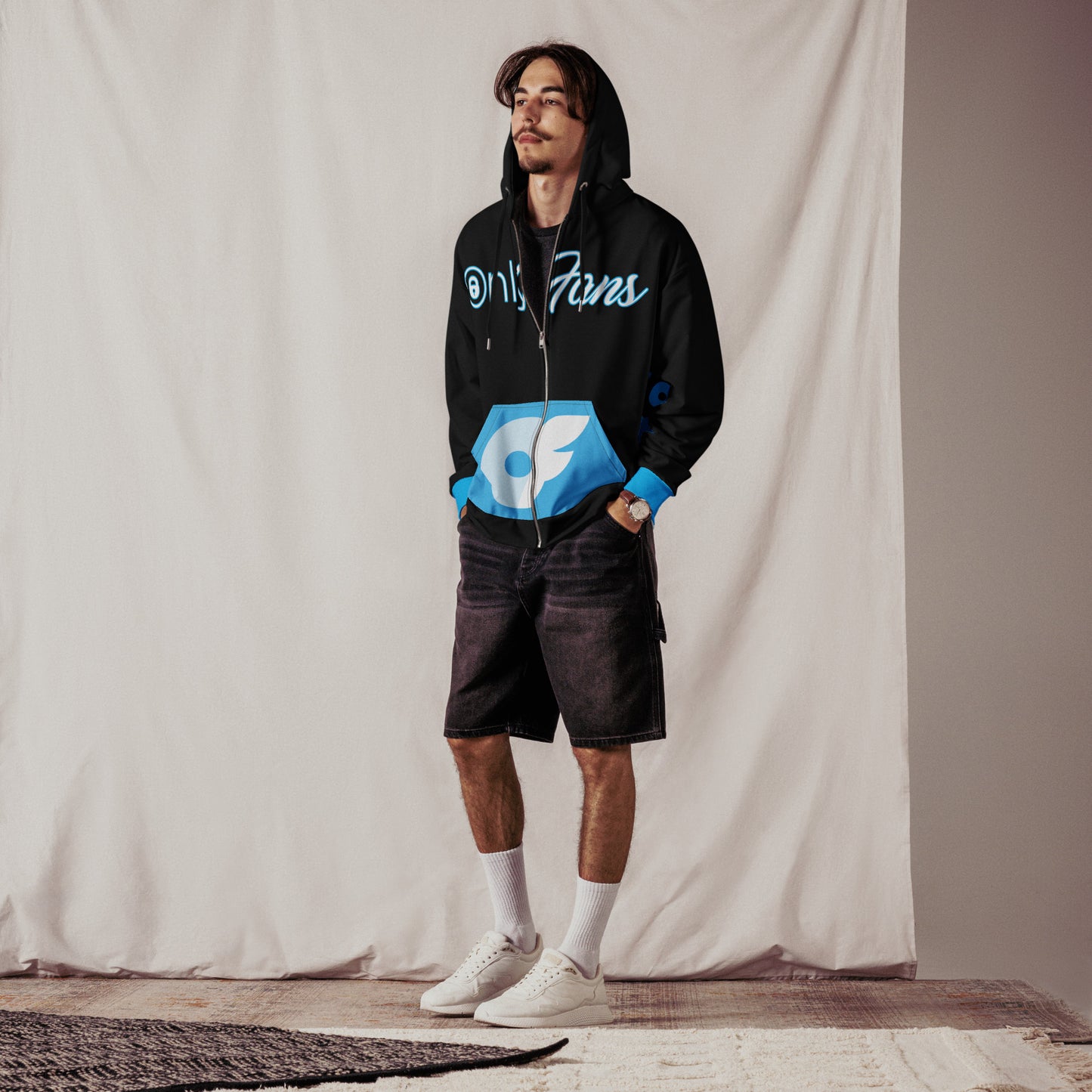 Onlyfans Personalized Custom Unisex zip hoodie