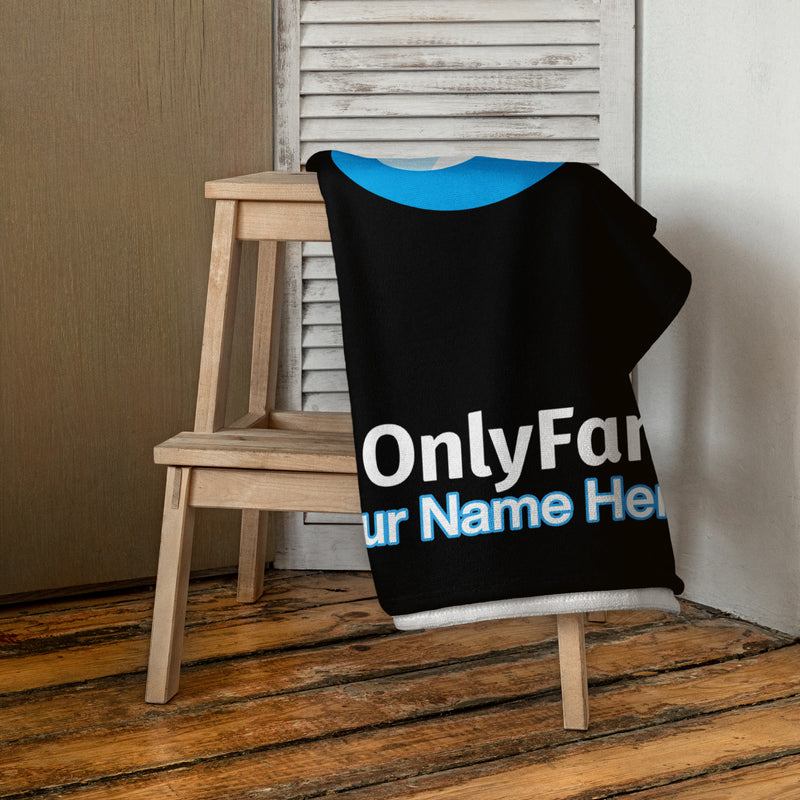 Onlyfans Custom Wrap Yourself in Luxury: Personalized Onlyfans Name Logo Towel | Beach Towel | Pool Towel | Quick Drying Towel |