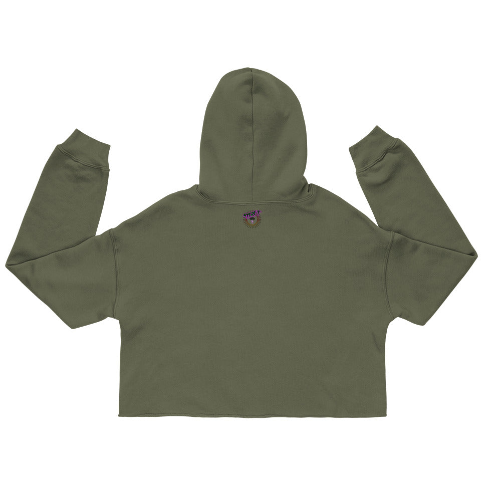 I Swallow Crop Hoodie - Attire T
