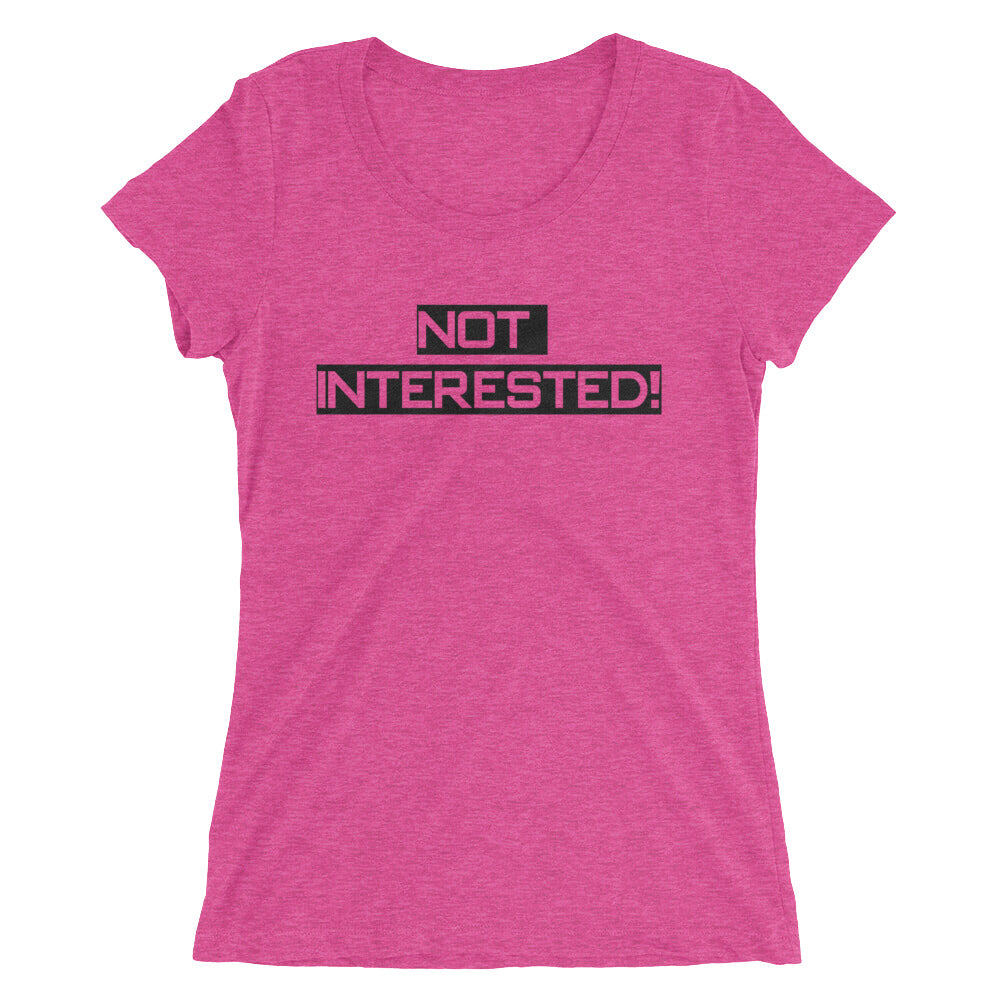 Not Interested t-shirt - Attire T