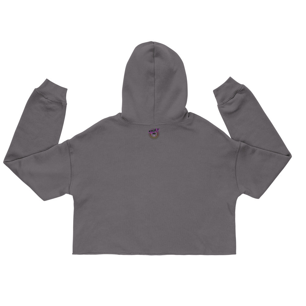 I Swallow Crop Hoodie - Attire T