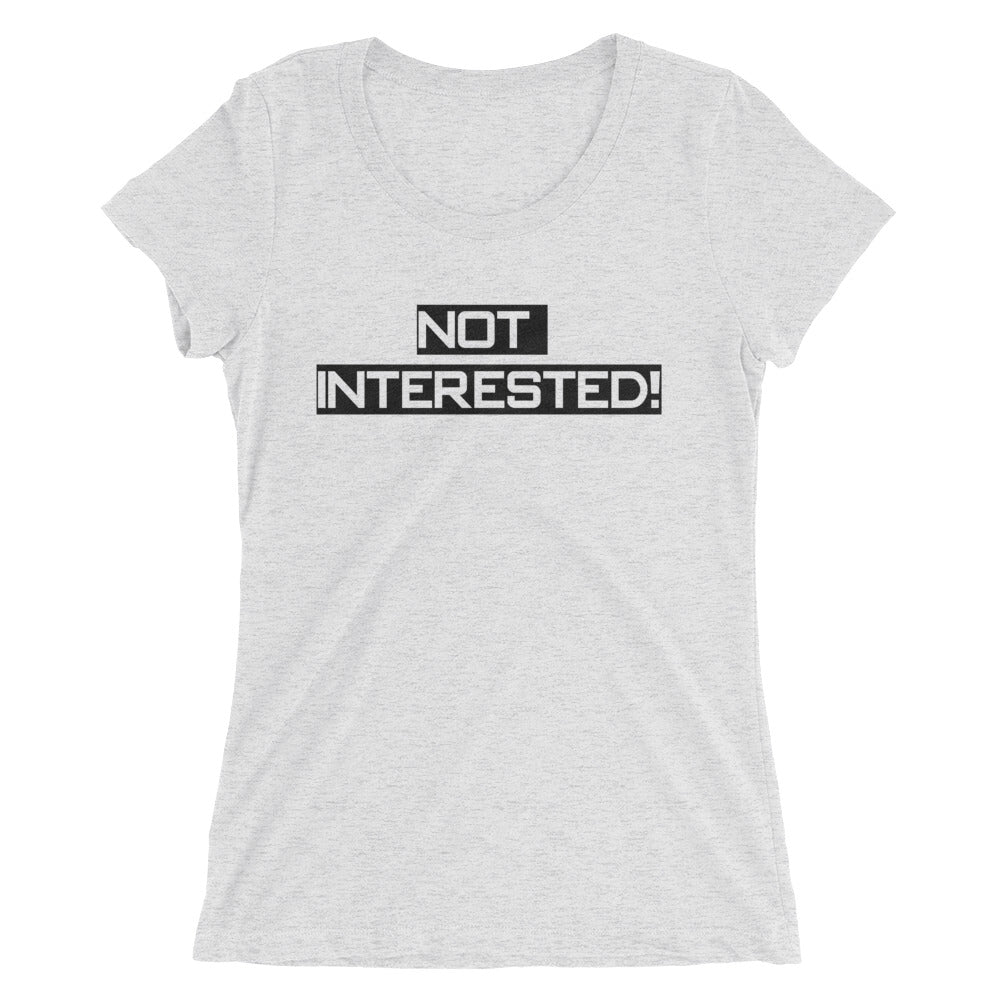 Not Interested t-shirt - Attire T