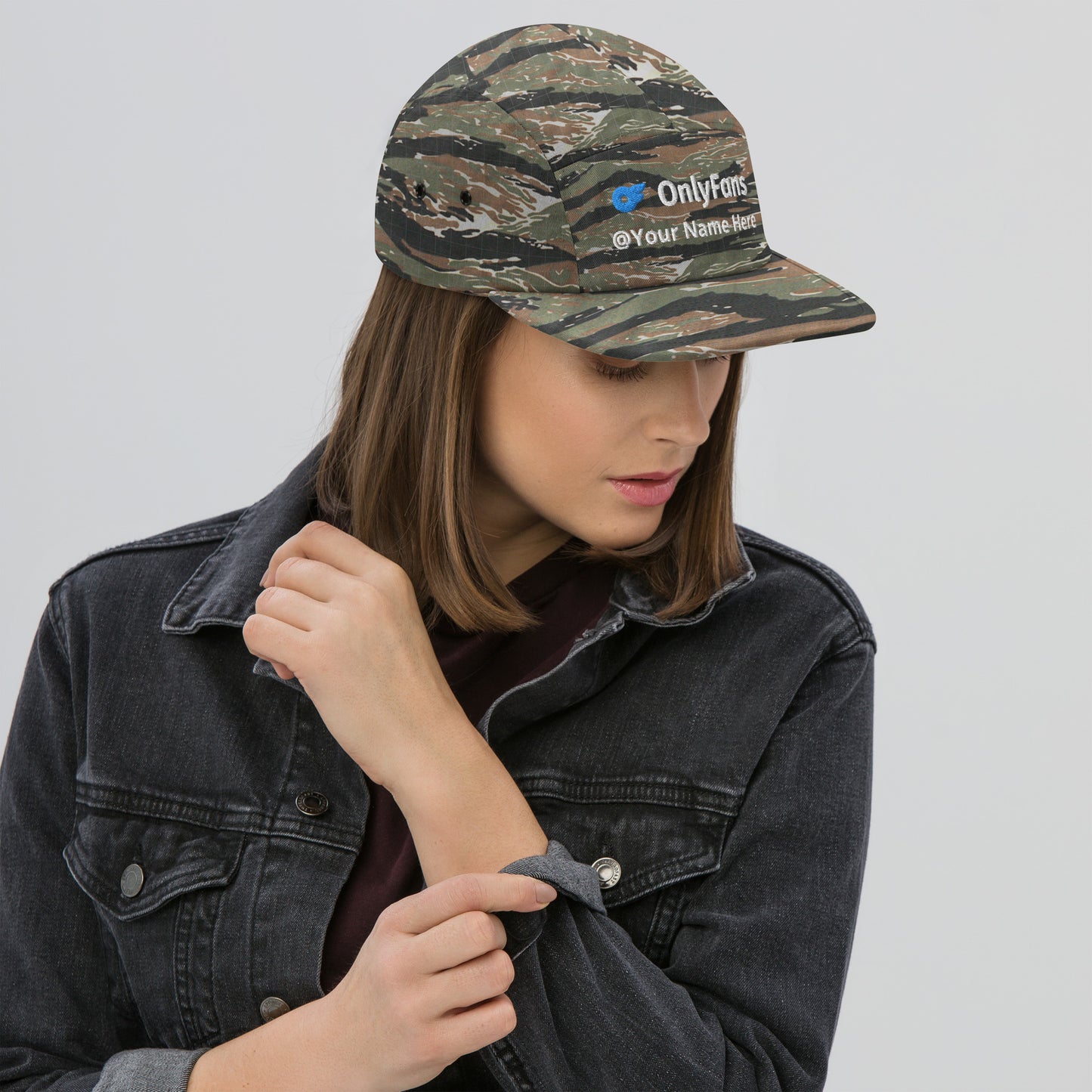 Onlyfans Custom Personalized Five Panel Cap 100% Cotton Hat | Stylish hat | Content Creator | Custom Gifts