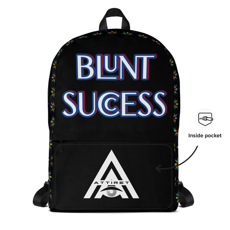 Blunt Success Custom Backpack | Weed 420 humor | Adult Smokers Humor | Bud | Cannabis | Marijuana Bag | Pot Lover