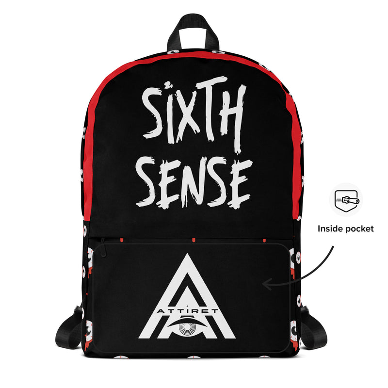 Sixth Sense Eyeball Custom Unisex Backpack Luxury Bag | Custom Design Bag | Designer Backpack | Luxury Men Women Carry On | Shoulder Bag