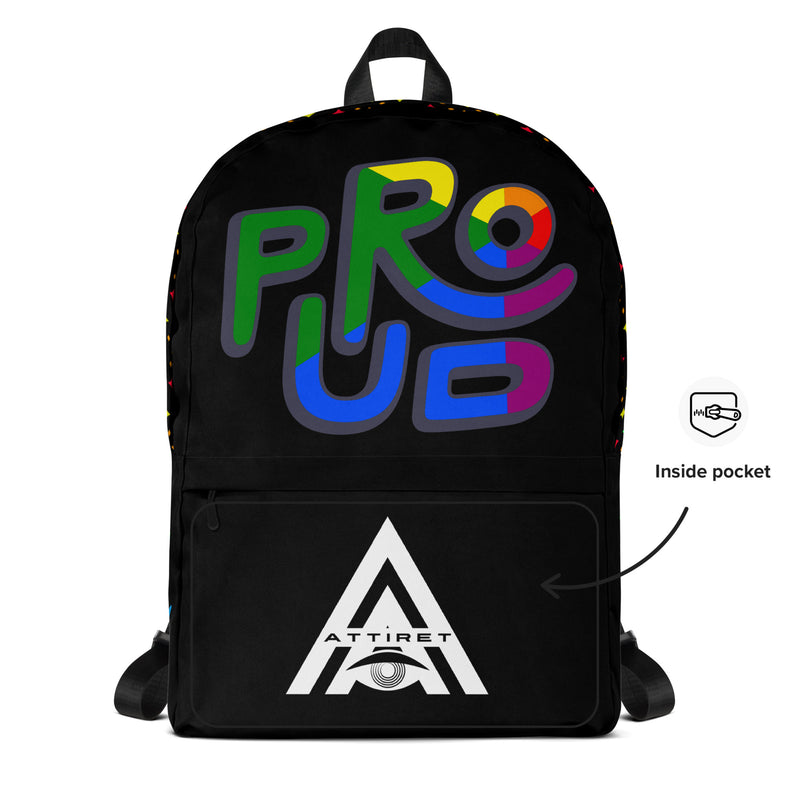 LGBTQ+ PROUD PRIDE Custom Unisex Backpack Luxury Bag