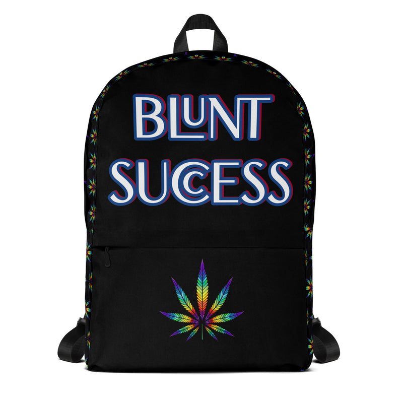 Blunt Success Custom Backpack | Weed 420 humor | Adult Smokers Humor | Bud | Cannabis | Marijuana Bag | Pot Lover