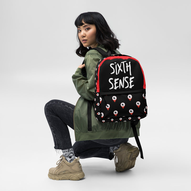 Sixth Sense Eyeball Custom Unisex Backpack Luxury Bag | Custom Design Bag | Designer Backpack | Luxury Men Women Carry On | Shoulder Bag
