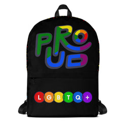 LGBTQ+ PROUD PRIDE Custom Unisex Backpack Luxury Bag