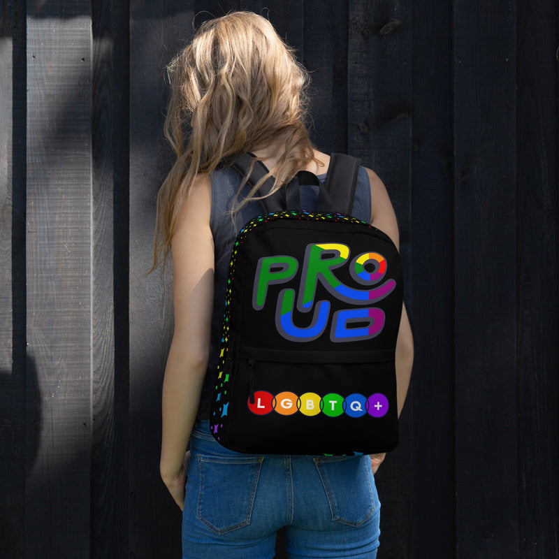 LGBTQ+ PROUD PRIDE Custom Unisex Backpack Luxury Bag