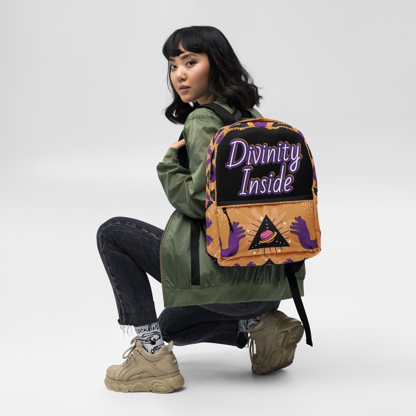 Divinity Inside Luxury Unisex Backpack
