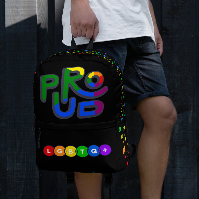 LGBTQ+ PROUD PRIDE Custom Unisex Backpack Luxury Bag