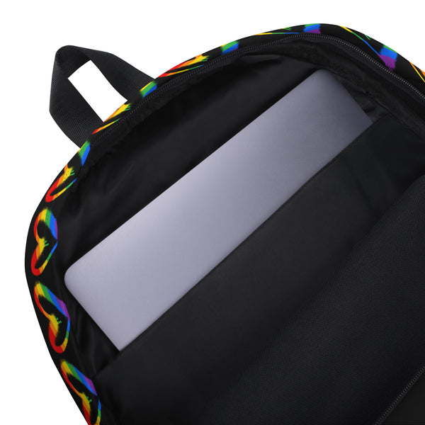 Personalized Custom Name Couples Love Pride LGBTQ+ Backpack