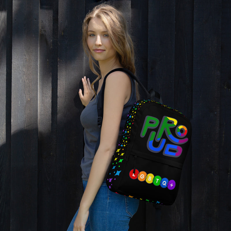 LGBTQ+ PROUD PRIDE Custom Unisex Backpack Luxury Bag