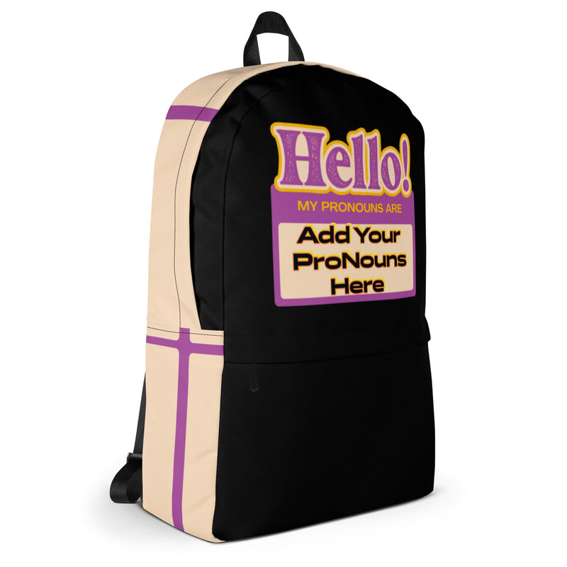 The Ultimate Custom Personalized Pronoun Powerhouse Backpack