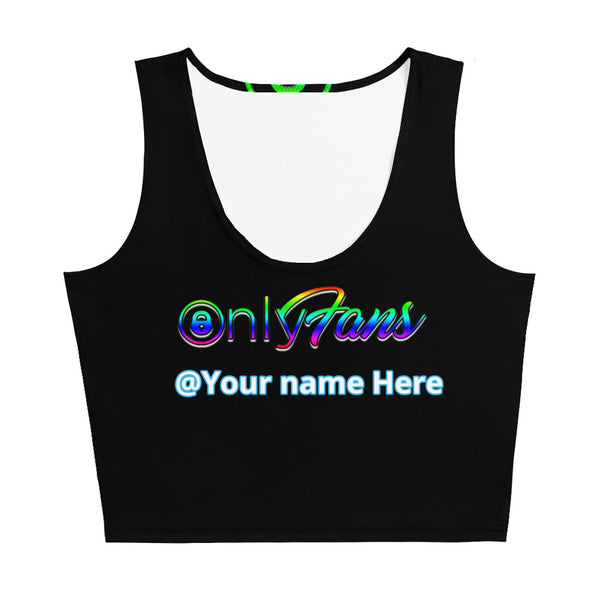 Onlyfans Crop Top Rainbow Pride LGBTQ Edition Custom Personalized Shirt