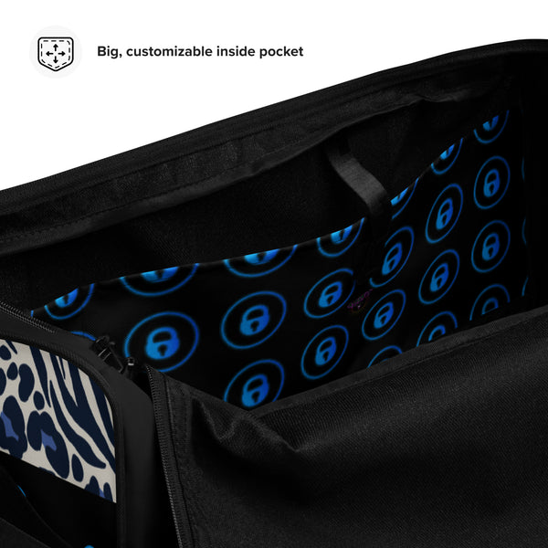 ONLYFANS Personalized Custom Cheetah Print Duffel Bag, Yoga, Gym, Luggage, Customizable