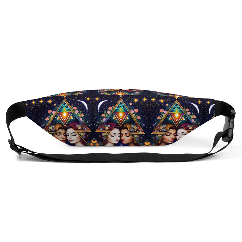 Cosmic Harmony: Lesbian Love Among the Stars Fanny Pack