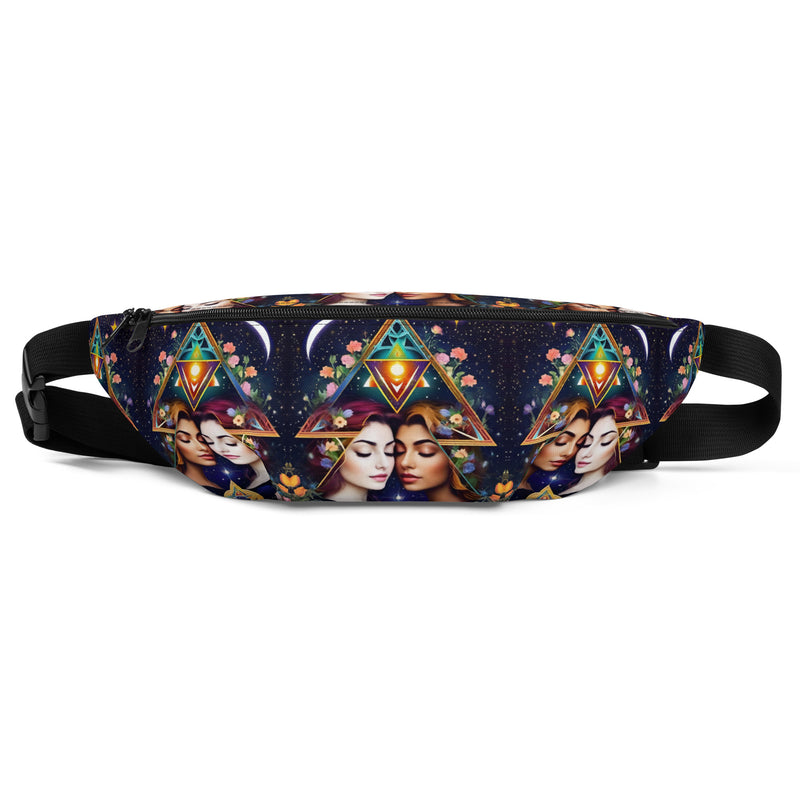 Cosmic Harmony: Lesbian Love Among the Stars Fanny Pack