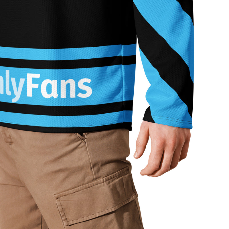 Your Ultimate Onlyfans Icebreaker! Onlyfans Personalized Custom Recycled hockey fan jersey Shirt