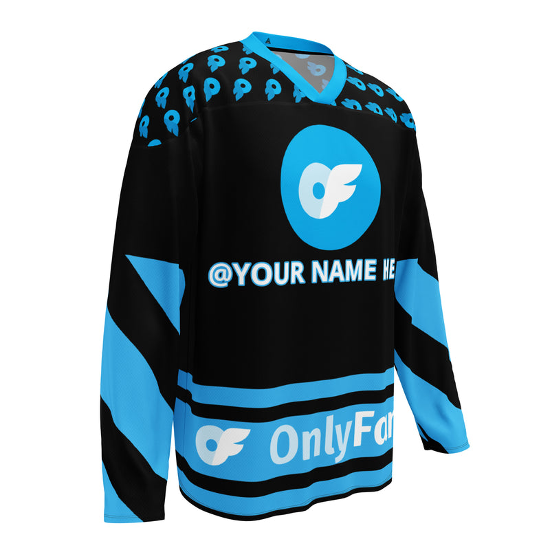Your Ultimate Onlyfans Icebreaker! Onlyfans Personalized Custom Recycled hockey fan jersey
