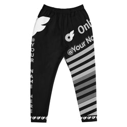 Onlyfans Wrap Your Assets in Style: OnlyFans Custom Joggers for the Ultimate Flex | Custom Slim Fit Sweatpants | Track Pants | Unique Gifts | Gym Pants