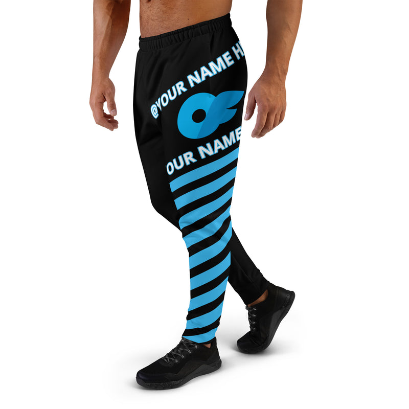 ONLYFANS Show Off in Style Custom Personalized Name Logo Men's Joggers | Personalized Sweatpants | Unique Style Content Creator Gift