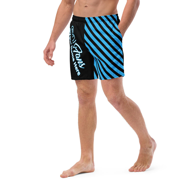 Onlyfans Personalized Custom Name Luxury Eco Men's swim trunks | Swim Shorts | Sexy Beach Attire | Content Creator