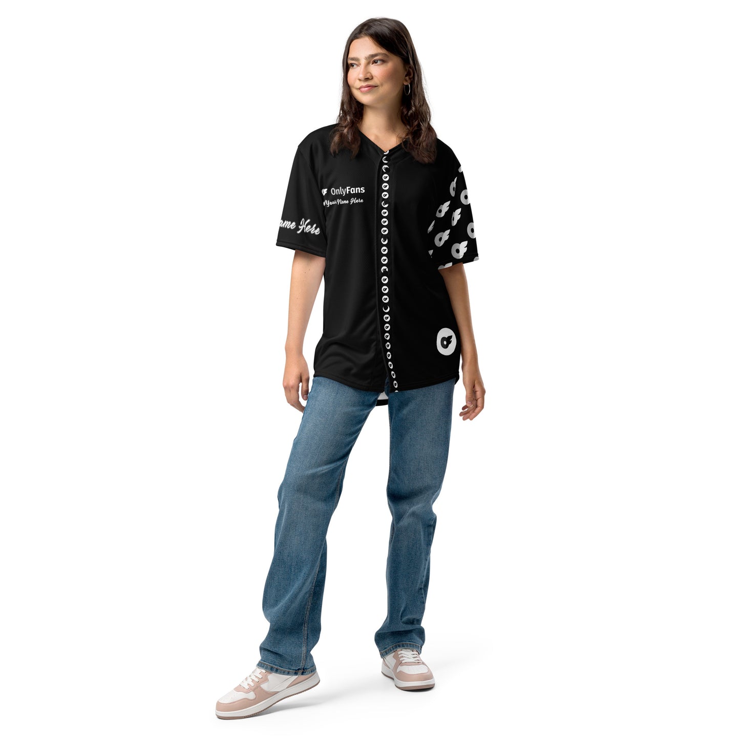 Home Run Hottie: The OnlyFans Personalized Name Unisex Recycled Baseball Jersey