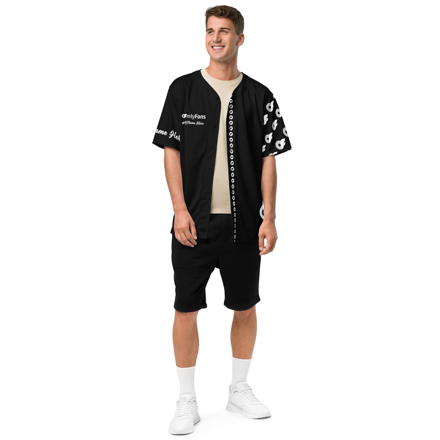 Home Run Hottie: The OnlyFans Personalized Name Unisex Recycled Baseball Jersey