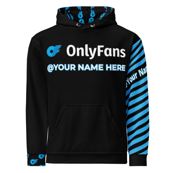 Onlyfans Wrap Yourself in Mischief: Onlyfans Custom Personalized Name Logo Unisex Hoodie | Content Creator | Hooded Sweatshirt