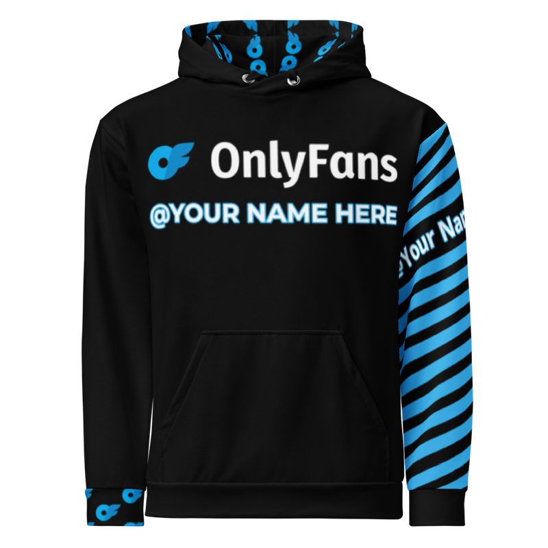 Onlyfans Wrap Yourself in Mischief: Onlyfans Custom Personalized Name Logo Unisex Hoodie | Content Creator | Hooded Sweatshirt