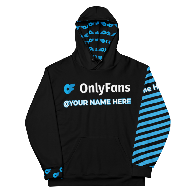 Onlyfans Wrap Yourself in Mischief: Onlyfans Custom Personalized Name Logo Unisex Hoodie | Content Creator | Hooded Sweatshirt