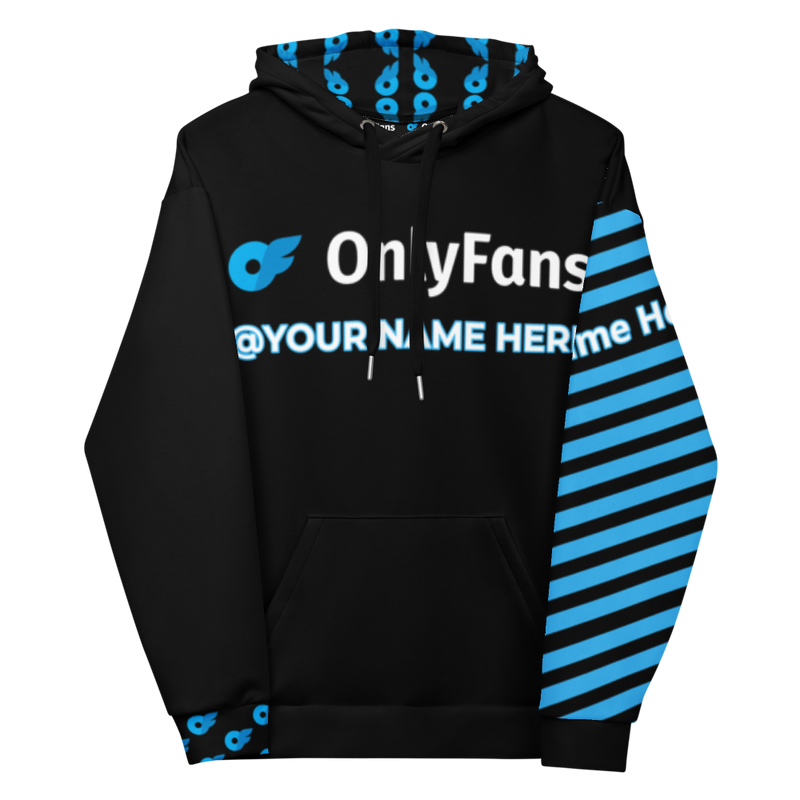 Onlyfans Wrap Yourself in Mischief: Onlyfans Custom Personalized Name Logo Unisex Hoodie | Content Creator | Hooded Sweatshirt