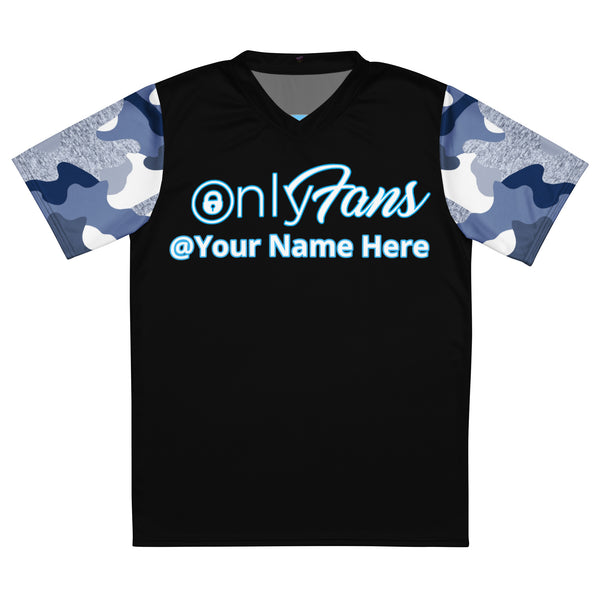 Onlyfans Camo Personalized Custom Recycled Gender-Neutral Unisex sports jersey