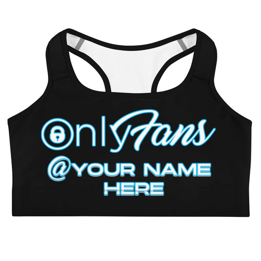 Personalized Custom Onlyfans Sports Bra