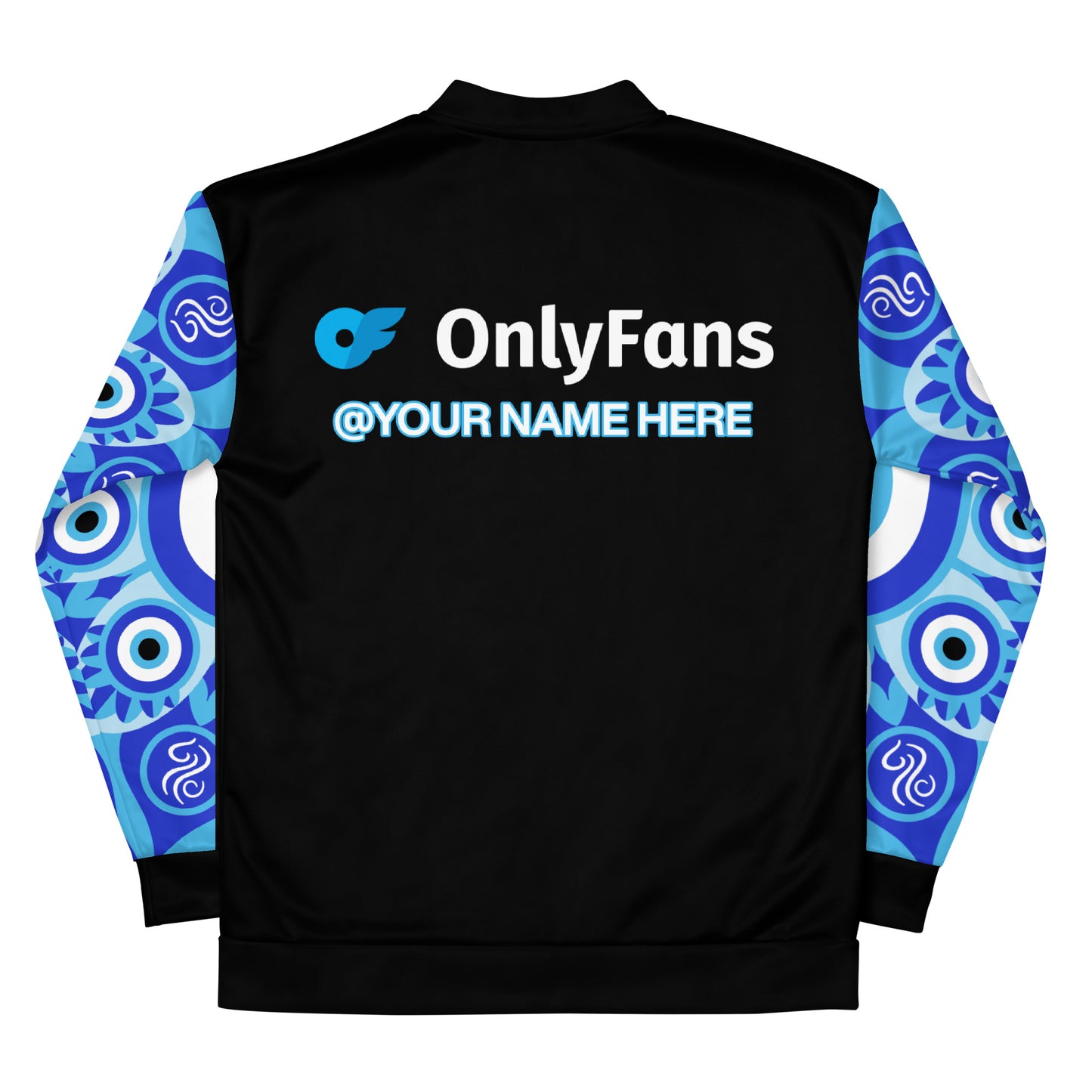 Onlyfans Personalized Custom Evil Eye Unisex Bomber Jacket