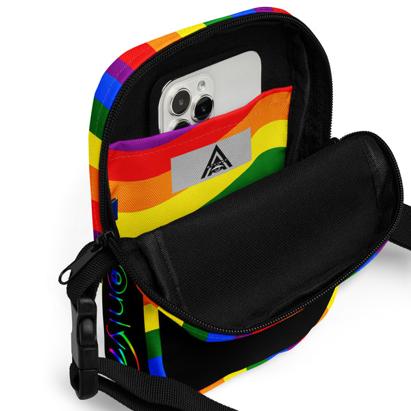 Onlyfans Rainbow Revival Personalized Custom Rainbow Pride Utility crossbody bag LGBTQ+ Genderless Unisex