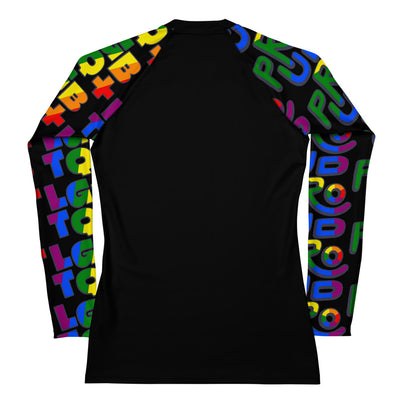 Femme Are My Weakness LBGT PROUD Sleeves Women's Rash Guard