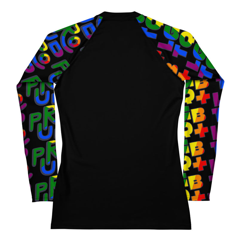 Studs Are My Weakness Women's Rash Guard Lgbt Proud on sleeves - Attire T LLC