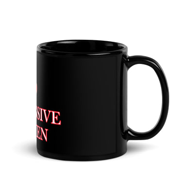 I Heart Submissive Women Black Glossy Mug