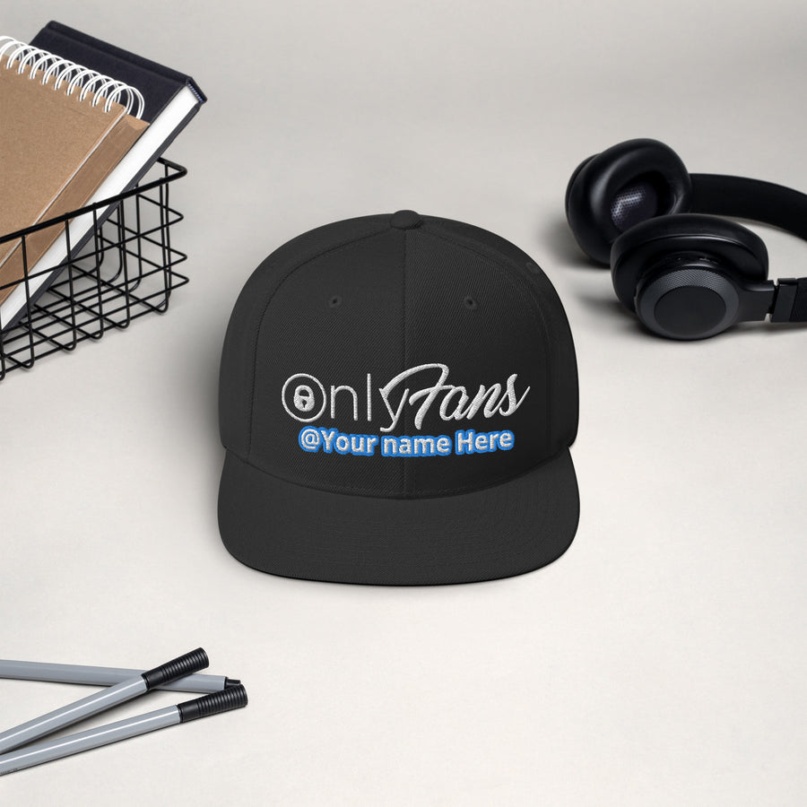 Onlyfans Personalized Custom Snapback Hat