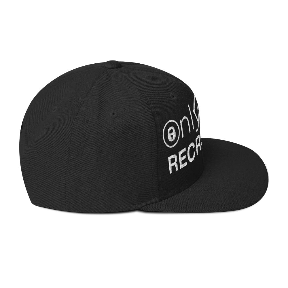 Onlyfans Recruiter Snapback Unisex Hat Embroidery One Size Cap Old style Logo
