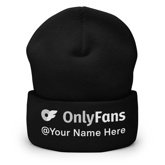 Onlyfans Beanie Me Up, Babe! Personalized Custom Name Cuffed Beanie